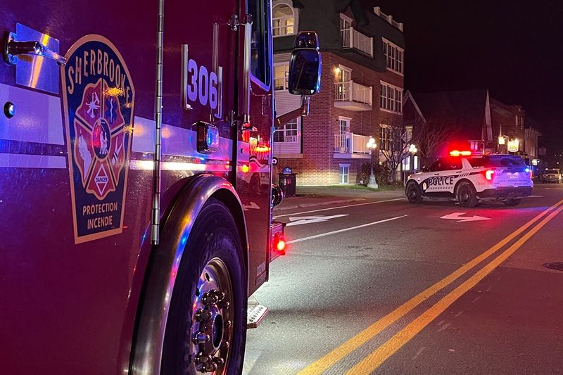 Explosion suspecte et collision à Sherbrooke